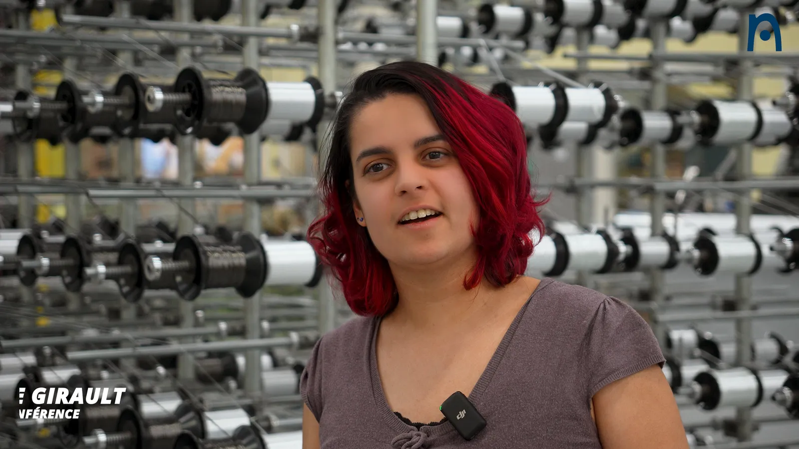 Still from the Textile & Fibres specialisation film